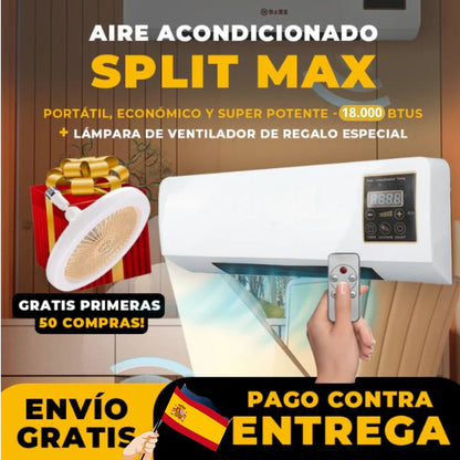 Aire Acondicionado Portátil SplitMax -[ULTRA POTENTE]